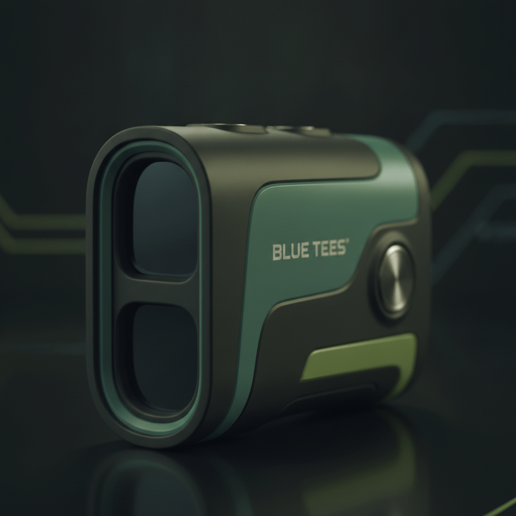 Blue Tees Series 3 Max rangefinder — in use