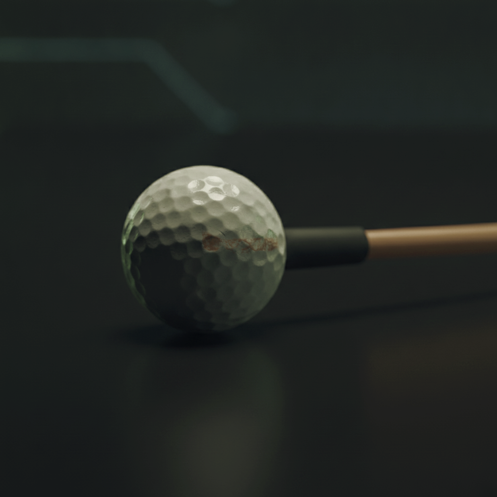 Orange Whip swing trainer — in use